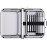 Mesa de Camping Plegable Portátil 60x40x25.4/49/67cm Altura Ajustable Impermeable Negro - details 25