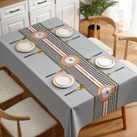 Mantel de estilo ligero moderno, impermeable, para comedor, cubierta Rectangular para mesa de té, estera de Picnic, decoración del hogar - details 2