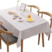 Mantel rectangular de plástico PVC, cubierta impermeable para aceite, mesa de comedor y cocina, resistente a las manchas - details 7