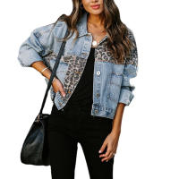 Chaqueta vaquera desgastada para mujer, abrigo rasgado, prendas de vestir exteriores, primavera y otoño - details 6
