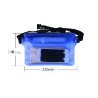 Bolsa gruesa impermeable para teléfono, bolsa impermeable de cintura plegable transparente, bolsa de almacenamiento suave subacuática para natación, deportes al aire libre - details 0