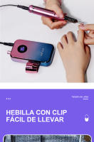 35000RPM Taladro Eléctrico para Uñas Portátil sin Cable Velocidad Ajustable Bajo Ruido - details 4