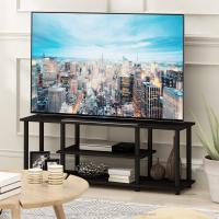 Soportes de TV de entretenimiento de 3 niveles Nogal/Negro - details 3