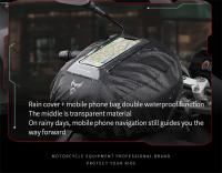 Bolsa de Tanque de Fibra de Carbono MOTOCENTRIC Impermeable, Anti-robo, Reflectante, Gran Capacidad, Soporte de Teléfono, Anillo de Adaptador, Correa de Hombro - details 17