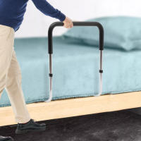 Manijas y rieles de riel de cama, correa de fijación para ancianos y adultos, carga máxima de 136kg, acero con alto contenido de carbono, Plástico - details 0