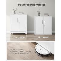 Archivador de Oficina, Armario Multifuncional, 2 Puertas, con Cerradura, Almacenamiento de Acero, para Sala de Estar, Gris Mate OMC013G01 - details 37