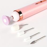 Kit de Cuidado de Uñas 5 en 1, Taladro Eléctrico Recargable por USB con Luces LED Coloridas, Sin Olor, Perfecto - details 0