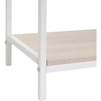 Consola con 2 cajones de Metal Blanco y MDF de 80x30x75 cm - details 4