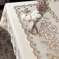 Mantel ENCE grueso rectangular, impermeable, resistente a las manchas de aceite, mantel de mesa de comedor europeo - details 5