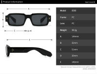 Gafas de Sol Retro para Hombres Tendencia Vintage Certificado CE Deportes y Moda - details 0