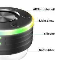 Altavoz Bluetooth Portátil IPX7 Impermeable con Ventosa, Luces LED Multicolor, Radio FM, Sonido 360 °   Estéreo, 5h Autonomía, Bajo Profundo, Ideal para Ducha, Viajes y Exteriores (Italia 2025 nuevos productos están a la venta) - details 9
