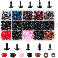 Ojos de peluche de plástico negro para muñecas, Ojos de seguridad de Ojos de piezas para juguetes, 6mm, 8mm, 12mm, DIY, Animal divertido, 560 - details 0