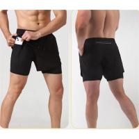 Pantalones Cortos de Correr de Poliéster 2-en-1 con Liner de Compresión y Bolsillo para Teléfono - details 4