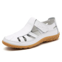 Sandalias Retro Nuevas 2025 Suela Suave Madre Velcro Zapatos Casuales para Mujer - details 1