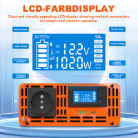 Convertidor inversor DATOUBoss 12v 220v 24V 50HZ 1000W convertidor de voltaje CC a CA fuente de alimentación enchufe europeo - details 3