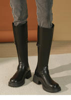 Nuevas botas de plataforma con tacón grueso estilo vaquero, botas retro para hombre - details 6