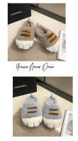 Zapatillas de casa con bolsillo grande, lindas, cálidas y resistentes al frío, de terciopelo de invierno para mujer. - details 12