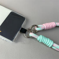 Coloful-señuelo de cuerda giratoria para colgar, decoración para teléfono, colgante antipérdida, pulsera fuerte a la moda, correas cortas - details 3