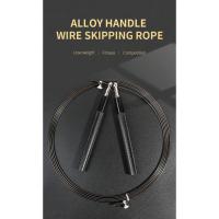 Cuerda de Saltar con Rodamiento de Bolas Giratorio de 360° Ajustable, Cubierta de Acero, Ideal para Fitness, Boxeo y Ejercicios 1 Unidad/Juego - details 6