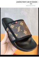 Zapatillas de moda para hombre de marca de verano de alta gama, venta al por mayor de fábrica con punta redonda, plantilla EVA antideslizante, impresión 3D para uso en la playa - details 7