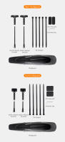 Guardabarros de Bicicleta de Montaña ROCKBROS 26-29 Pulgadas Lanzamiento Rápido Duradero Innovativo Accesorios para Bicicletas de Plástico Antirrasguños Hecho en China - details 13