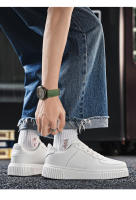 Extra grande 50 hombres otoño 2024 cuatro estaciones transpirable deportes ocio tablero jóvenes y estudiantes zapatos blancos - details 14