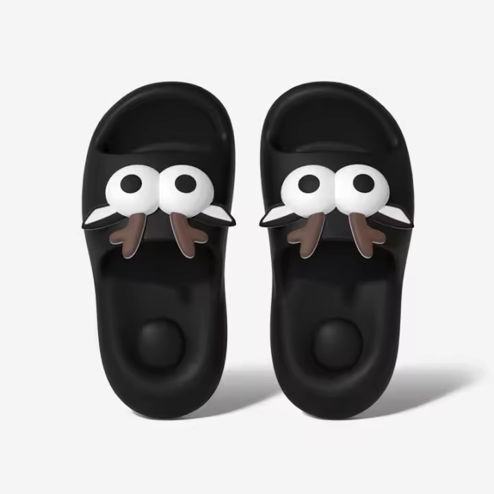 Zapatillas frescas de dibujos animados zapatillas de baño antideslizantes para el hogar de verano para mujer - 1