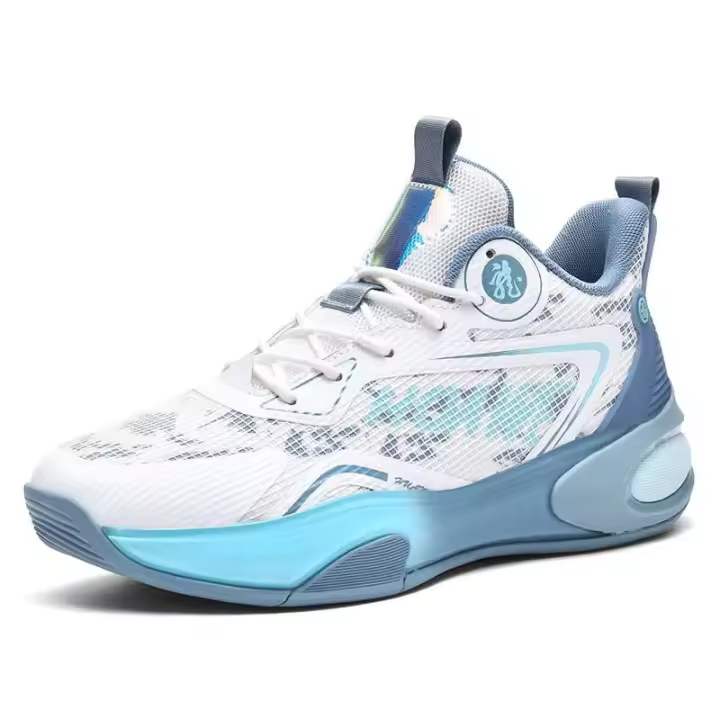 Venta al por mayor, calzado deportivo para hombre a la moda, tenis informal para caminar Fiess para niños, zapatos de baloncesto escolares - 1