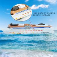 Colección creativa de regalo de cumpleaños con luz y sonido, modelo de crucero, juguete para decoración del hogar, barco de revestimiento oceánico - details 2