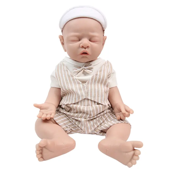 Muñeca de Bebé Renacida de Silicona IVITA Suave, Realista, Juguete Educativo para Niños con Chupete - 1