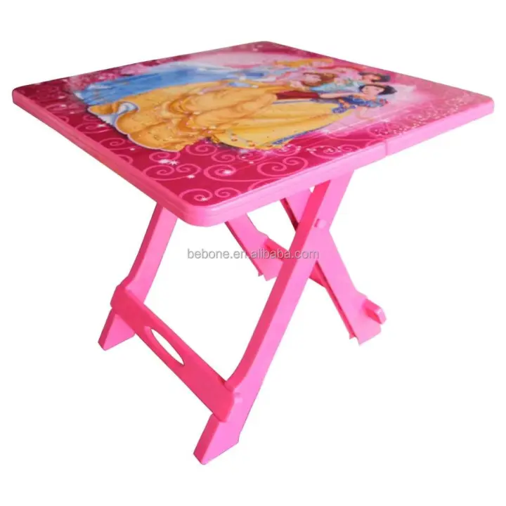 Fabricante de mesa de camping plegable de plástico para niños. - 1