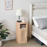 2, Mesa Auxiliar Bohemia con cajón abierto, Mesita de Noche Estrecha Dormitorio, para Dormitorio - details 1