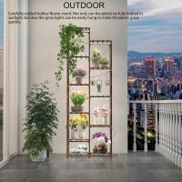Soporte de Maceta Grande Altura 10 Estante de Varios Niveles para Jardín Interior y Exterior - details 12