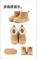 Botas de nieve nuevas para niño, engrosadas, grandes, zapatos de algodón, botas de niña - details 3
