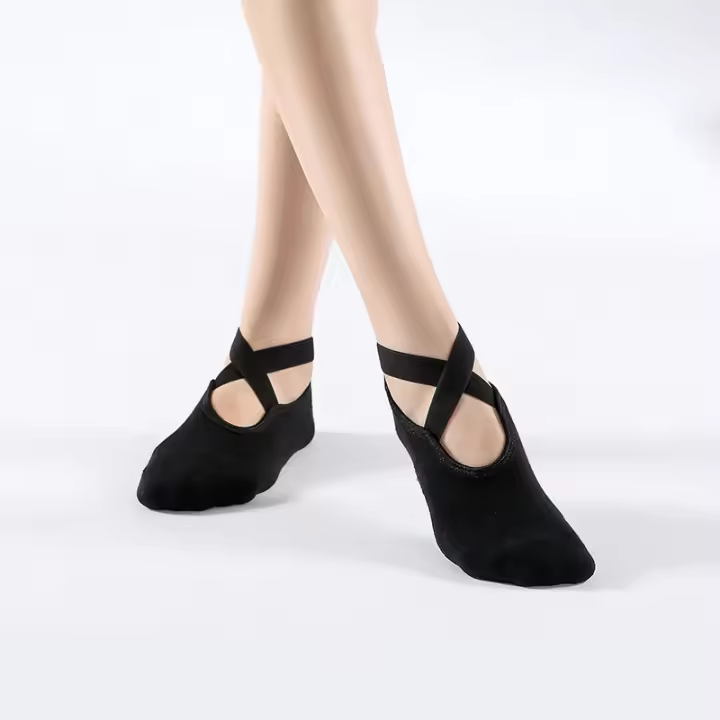UG Calcetines de Pilates para Mujeres Antideslizantes, Transpirables, Diseño Sin Espalda, Adecuados para Ballet, Danza, Gimnasio Fitness - 1
