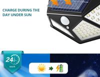 Lámpara Solar LED Exterior Impermeable Con Sensor De Movimiento Iluminación De Jardín Luz Solar Para Pared Y Calle - details 15