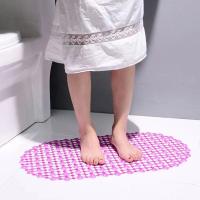 Alfombrillas de baño antideslizantes, alfombrilla rectangular de masaje, suave, con ventosa, para ducha y bañera - details 11