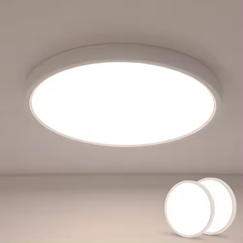 Goeco Plafones LED Modernos 36W, Luz Neutra/Blanca Fría, Montaje Semi-Flush, Eficiencia de Energía, Hilo de Lámpara LED de Alta Calidad - 1