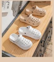 Zuecos de mujer 2024, novedad, sandalias de plataforma gruesa, cómodas pantuflas de moda, sandalias de playa de verano - details 15