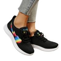 Zapatos deportivos informales de verano para mujer, calzado para correr al aire libre, cómodas zapatillas con cordones para mujer - details 2