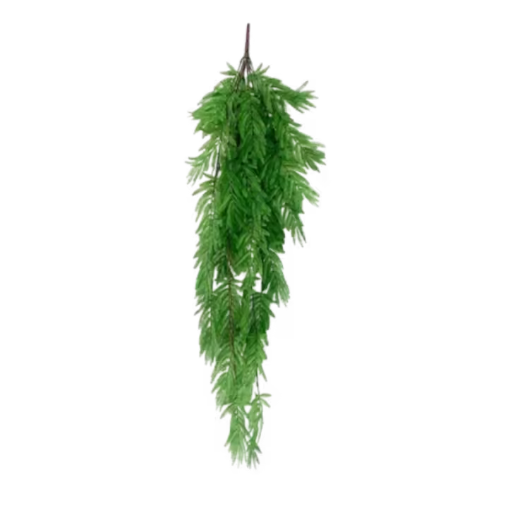 30 hojas de plantas verdes artificiales, plantas tropicales grandes, hoja persa Artificial, colgante de pared realista, hojas de helecho, enredaderas - 1