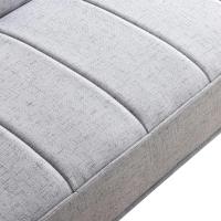 Sofá Cama - Sofá Cama Plegable 2 en 1 - Adecuado para habitaciones de invitados y espacios pequeños - PVC Negro - details 16