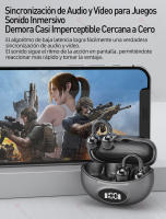 SANLEPUS W19 Auriculares inalámbricos, auriculares deportivos Bluetooth 5.1, auriculares para juegos, auriculares internos con sonido estéreo 3D, auriculares con micrófono - details 12