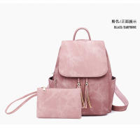 Mochila para mujer color caramelo, bolso nuevo de gran capacidad, bolso de moda, mochila con flecos. - details 6