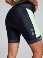 Pantalones cortos de ciclismo con costuras de dos tonos, alta elasticidad y transpirabilidad, pantalones cortos deportivos al aire libre, ropa deportiva para mujeres - details 12