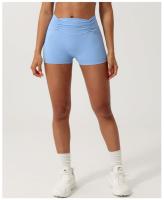 Pantalones cortos deportivos de estilo europeo y americano con puntadas de Control de barriga, Capris de Yoga para levantar glúteos sin línea en T para correr - details 2