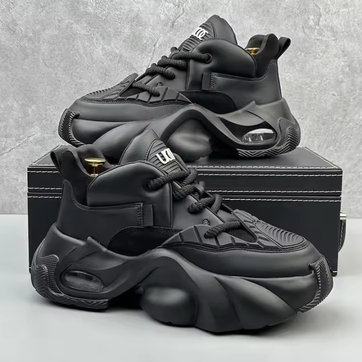 Zapatos de plataforma alta moda zapatillas casuales versátiles - 1