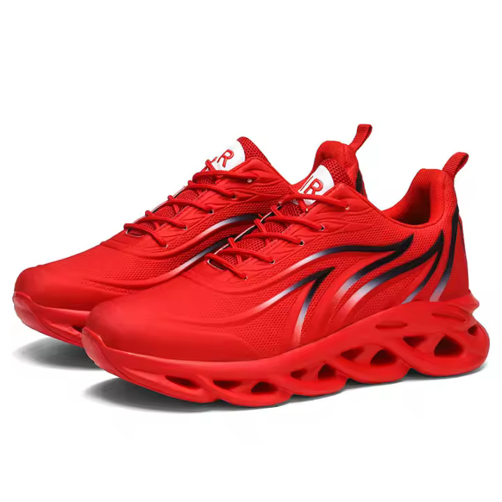 Zapatos para correr para hombre, zapatillas deportivas multideportivas de moda, zapatos ligeros para exteriores que absorben los golpes, zapatos de entrenamiento - 1