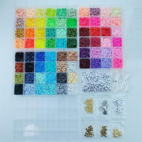 Juego de Abalorios de colores para ensartar, 9000 piezas con 234 letras, DIY, pulsera, bisutería - details 3