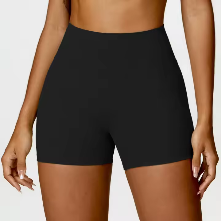 Pantalones cortos de Yoga para mujer, ropa de gimnasio de cintura alta, pantalones cortos deportivos de ciclismo - 1